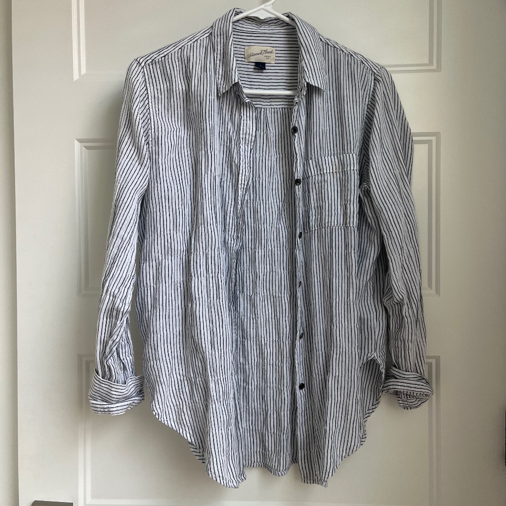 Universal Thread Stripe Button Down Top